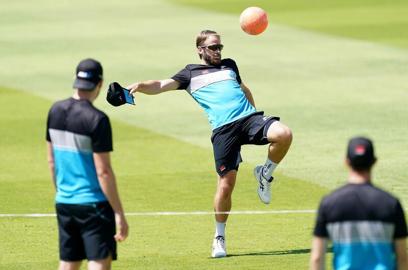 New Zealand captain Kane Williamson during training at Edgbaston on Wednesday, June 9, ahead of the second Test against England which he will miss due to an elbow problem. PA