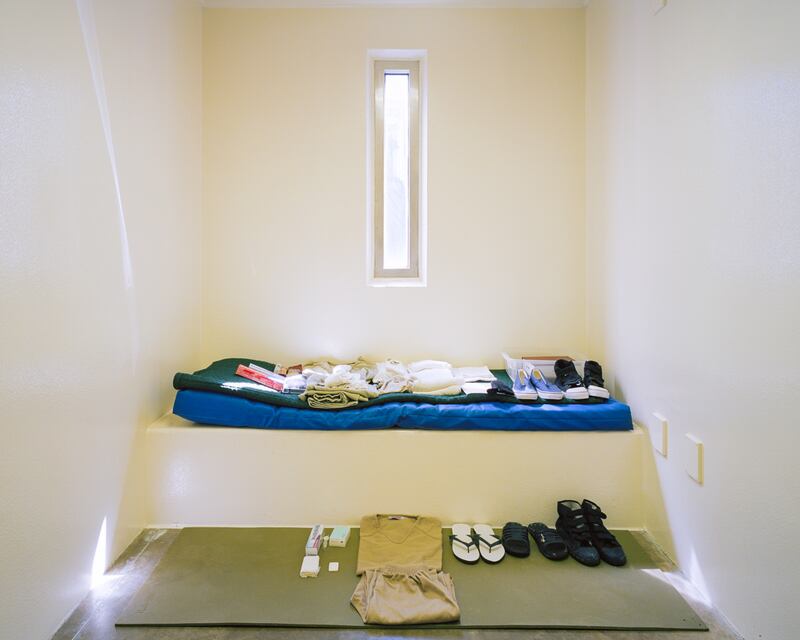 'Comfort Items, Camp 5 (Analog 2015)' shows personal belongings of people inside Guantanamo Bay.