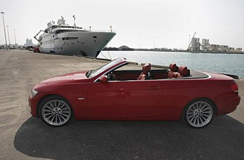 Top down or up, the 335i is a fine looking convertible.