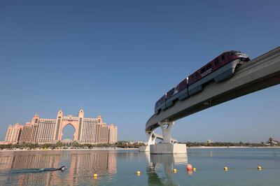 Atlantis, The Palm was the first hotel to open at Palm Jumeirah, in 2008, and the monorail opened the following year. AFP