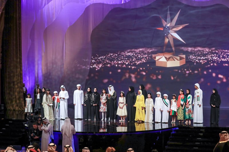 Abu Dhabi, U.A.E., November 20, 2018.  
Sheikha Fatima bint Mubarak Awards for Motherhood and Childhood.
Victor Besa / The National
Section:  NA
Reporter:  Shireena Al Nowais