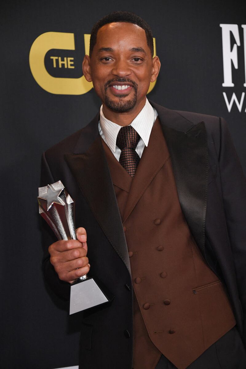 Will Smith wins Best Actor award for 'King Richard'. Reuters