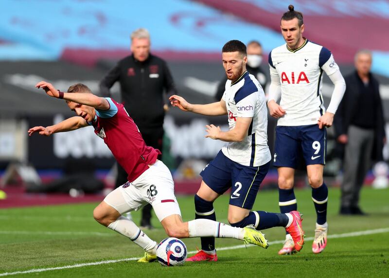 Matt Doherty - (On for Tanganga 46') 6: Added more threat down the Spurs right flank after coming on at the break for Tanganga, in concert with Bale, although he was often wasteful with crosses. PA