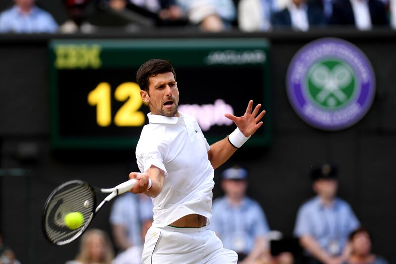 2019: Djokovic beats Roger Federer 7-6, 1-6, 7-6, 4-6, 13-12 to win Wimbledon.