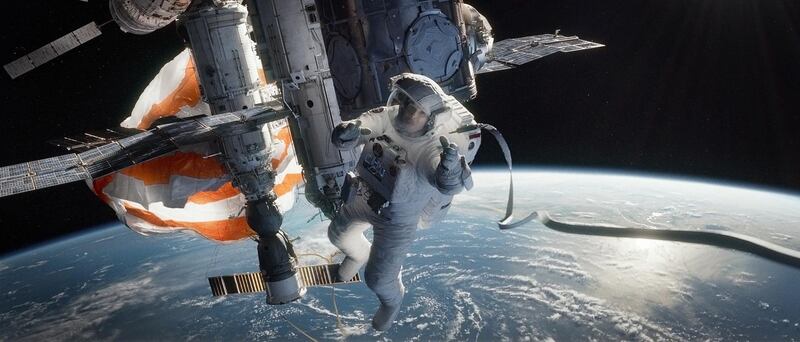 Sandra Bullock in Gravity. Courtesy Warner Bros. Pictures