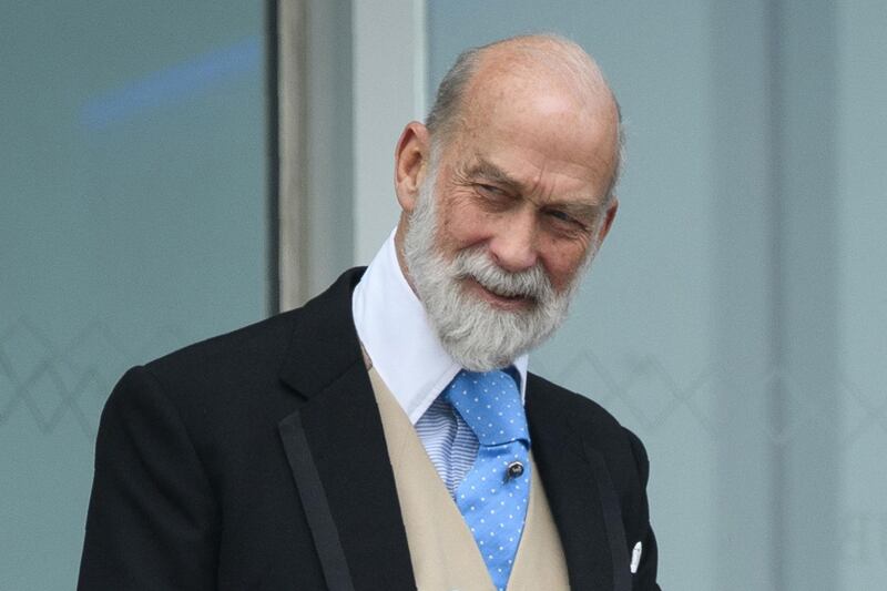 (FILES) In this file photo taken on June 4, 2016 Britain's Prince Michael of Kent is seen at the Epsom Derby Festival in Surrey, southern England.  Queen Elizabeth's cousin, Prince Michael of Kent, has been caught offering investors access to the Kremlin in exchange for personal gain, according to a Sunday Times and Channel 4 investigation details of which were published on May 9, 2021.  / AFP / LEON NEAL
