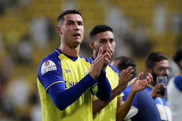 Soccer Football - Saudi Pro League - Al Nassr v Al Shabab - KSU Stadium, Riyadh, Saudi Arabia - May 23, 2023 Al Nassr's Cristiano Ronaldo applauds fans after the match REUTERS / Ahmed Yosri