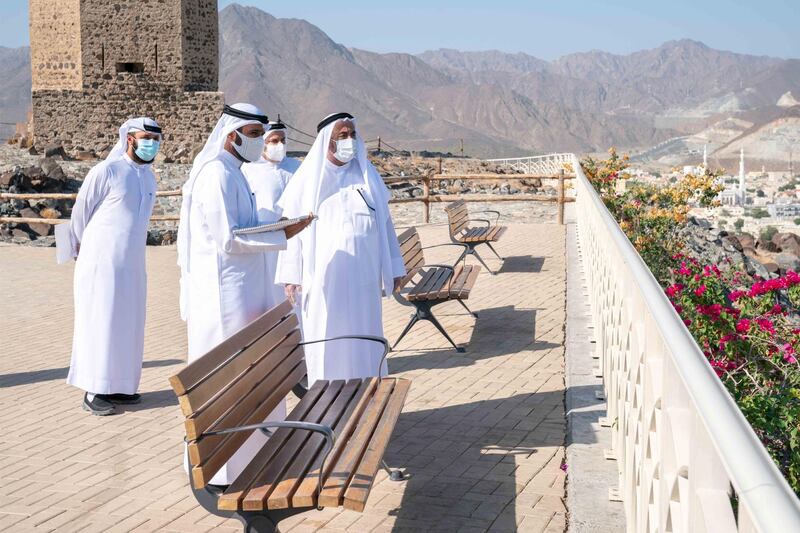 The Ruler of Sharjah has paid a number of visits to Khor Fakkan as its redevelopment gathers pace