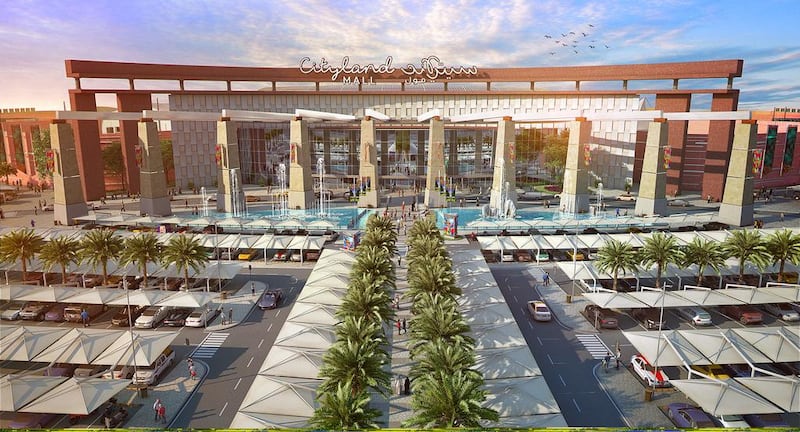 The single-level building will also be flanked by shaded parking for up to 6,000 cars. Courtesy Cityland Group