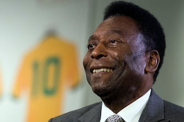 (FILE) - Brazilian soccer legend Pele attends a preview of an auction of his belongings called 'Pele: The Collections' in Central London, Britain, 01 June 2016 (reissued 29 December 2022).  According to his agent, Pele, whose proper name is Edson Arantes do Nascimento, has died on 28 December 2022 at age 82.   EPA / WILL OLIVER *** Local Caption *** 52796404