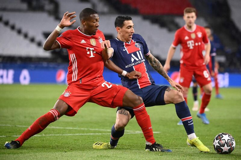 David Alaba - 8, Showed real intelligence with a lot of his play, and it’s the Austrian’s effort that lead to the only goal. He also forced a good save from Navas with a strike from range. Booked for a foul on Neymar. AFP