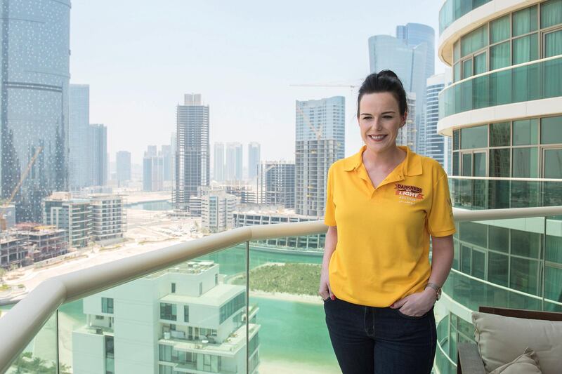 Portrait of Maria Kelly, Chairperson of Darkness into light, Abu Dhabi,UAE on 9th June 2020