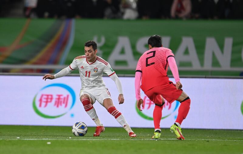 UAE are still winless in the final round of World Cup 2022 qualifying. Photo: UAE FA