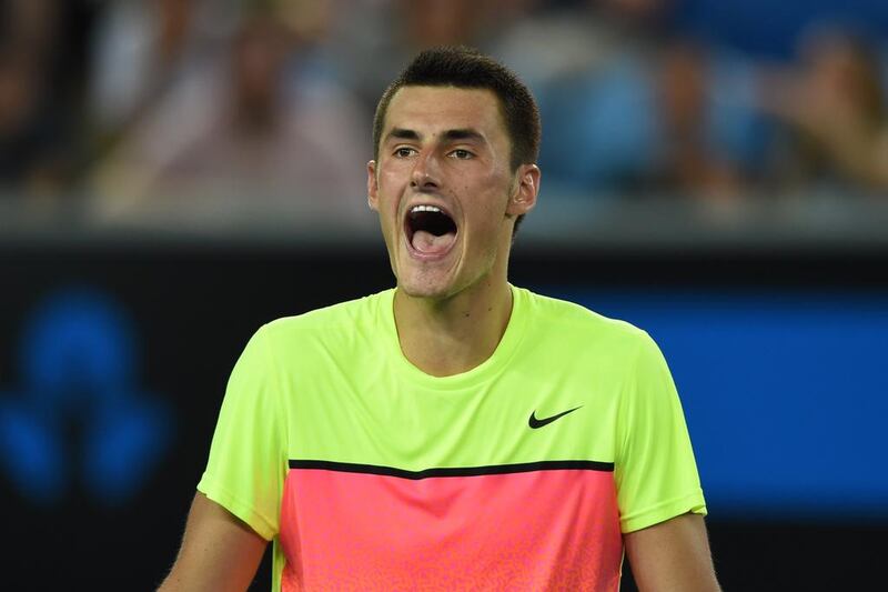 Bernard Tomic of Australia parties harder than he plays at times. MANAN VATSYAYANA / AFP