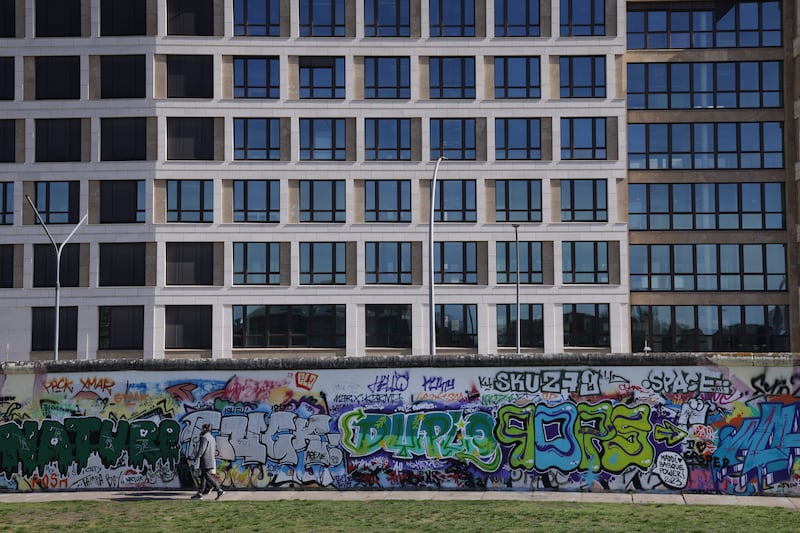 The Berlin Wall is one testament to Germany's history as a country caught between superpowers. Getty