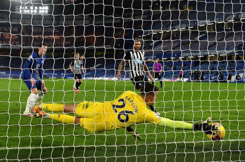 NEWCASTLE RATINGS: Karl Darlow - 6: Slightly unfortunate when he diverted Werner’s cross straight to Giroud for opening goal. Tried desperately to keep out Werner’s shot for second, to no avail. PA