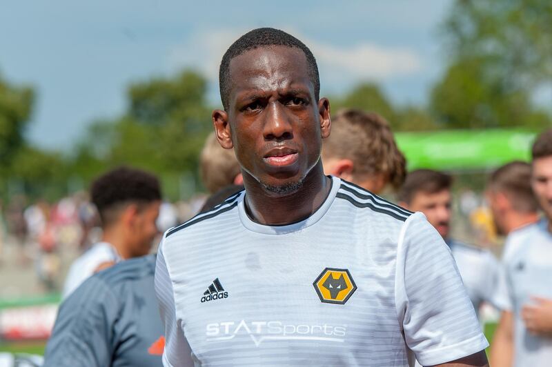 BERN, SWITZERLAND - JULY 14: #15 Willy Boly of Wolverhampton Wanderers looks on during the Uhrencup 2018 at the Neufeld stadium on July 14, 2018 in Bern, Switzerland. (Photo by Robert Hradil/Getty Images)