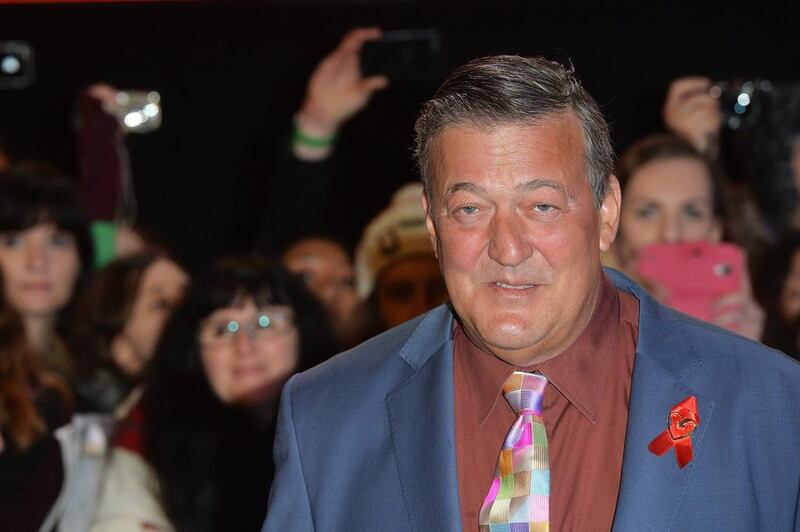 Stephen Fry, the English comedian, actor, writer, presenter plays a minor but important part in the movie. Getty Images