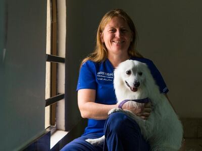 Dr Sara Elliott, founder and director of British Veterinary Hospital in Dubai. Courtesy: British Veterinary Hospital