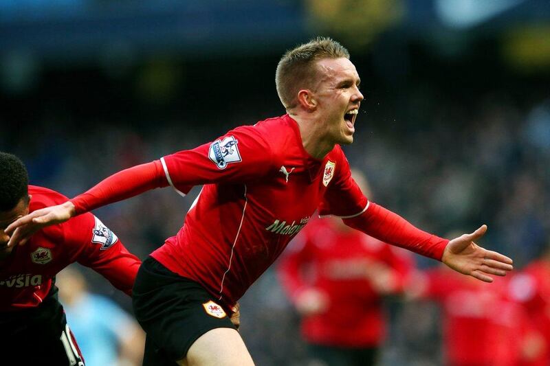 Right midfield: Craig Noone. Cardiff. The former roofer tormented Manchester City and deserved his goal at the Etihad Stadium. Alex Livesey / Getty Images