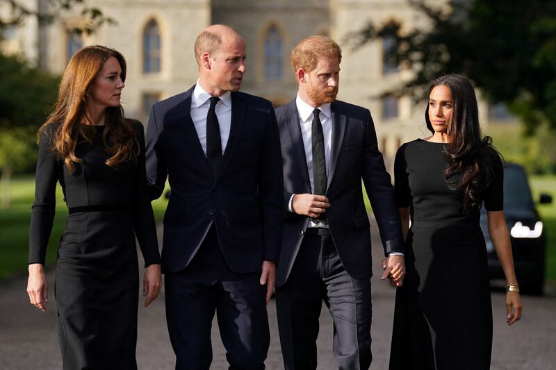 Prince Harry and his wife Meghan are staying at Frogmore Cottage on the Windsor estate, just a stone's throw from Prince William and his wife Kate's new home, Adelaide Cottage. PA