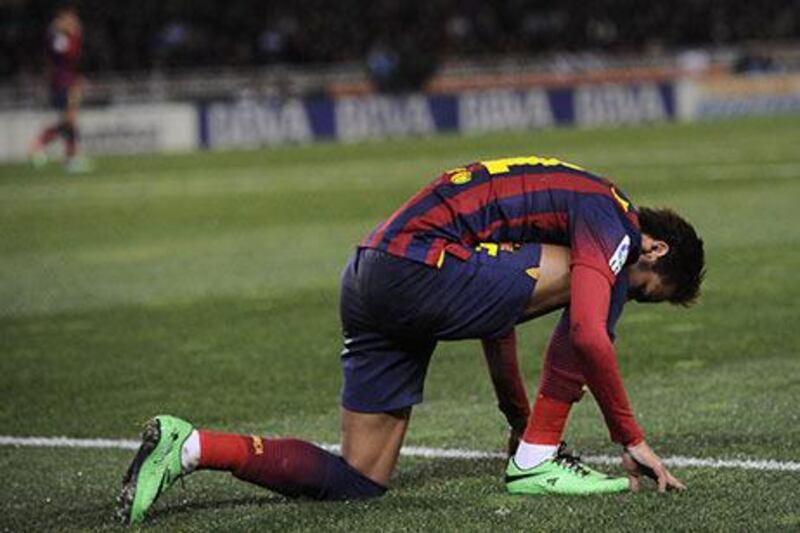 Barcelona were uncharacteristically beaten 3-1 by Real Sociedad. Alvaro Barrientos / AP Photo