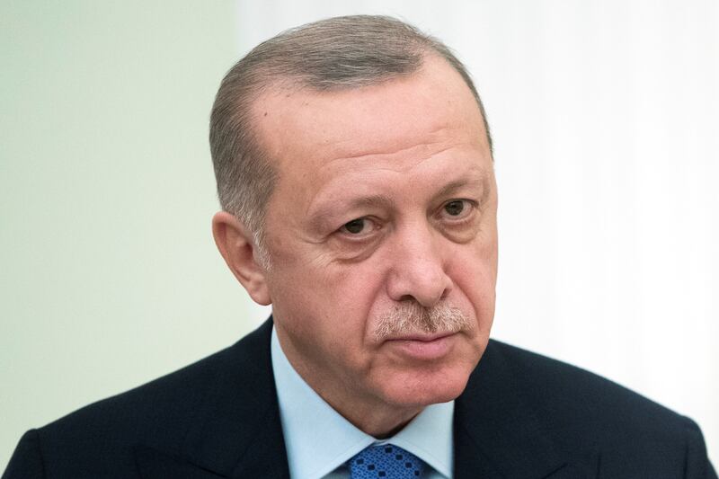 Turkish President Recep Tayyip Erdogan also held talks with European Council President Charles Michel. Reuters