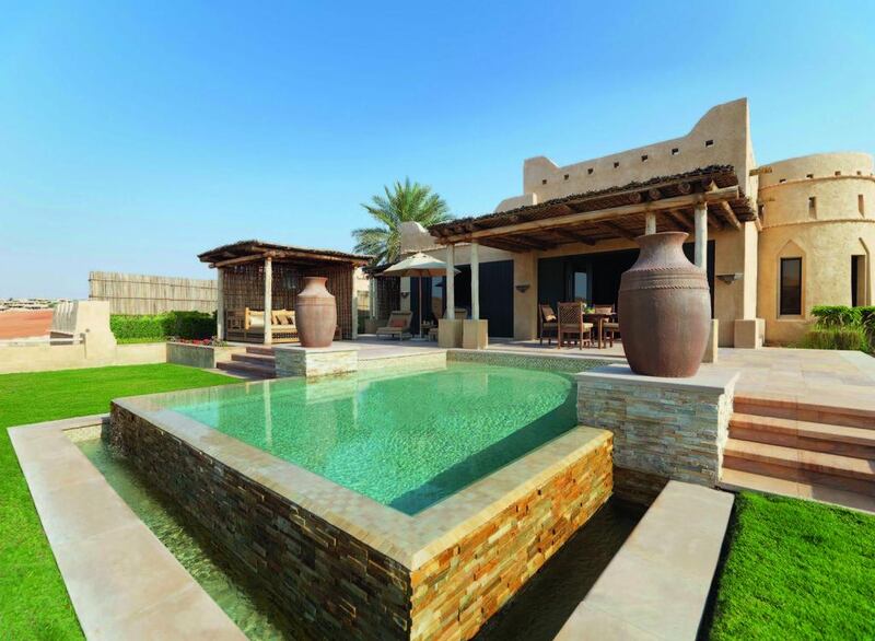 One of 10 Royal Pavilion Villas by Qasr Al Sarab. Courtesy Anantara Hotels Resorts & Spas