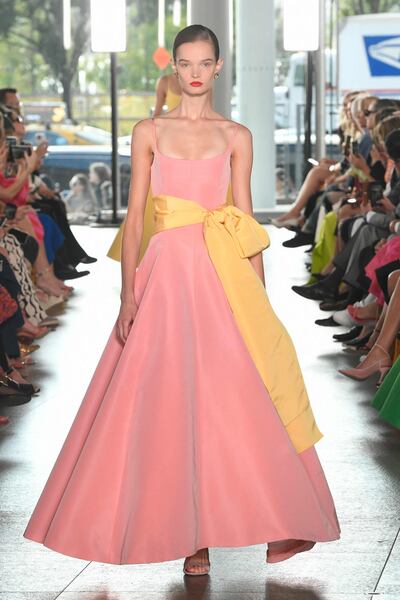 Carolina Herrera's creative director, Wes Gordon, said the label was looking forward to staging 'an unforgettable experience' in Dubai. Getty Images
