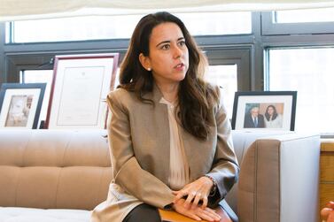 Ambassador Lana Nusseibeh, the UAE's permanent representative to the United Nations, says the move towards full normalisation of relations with Israel in return for scrapping the annexation of West Bank lands would open the door to a resumption of negotiations for a two-state solution to the Palestinian-Israeli conflict. Bill Kotsatos for The National