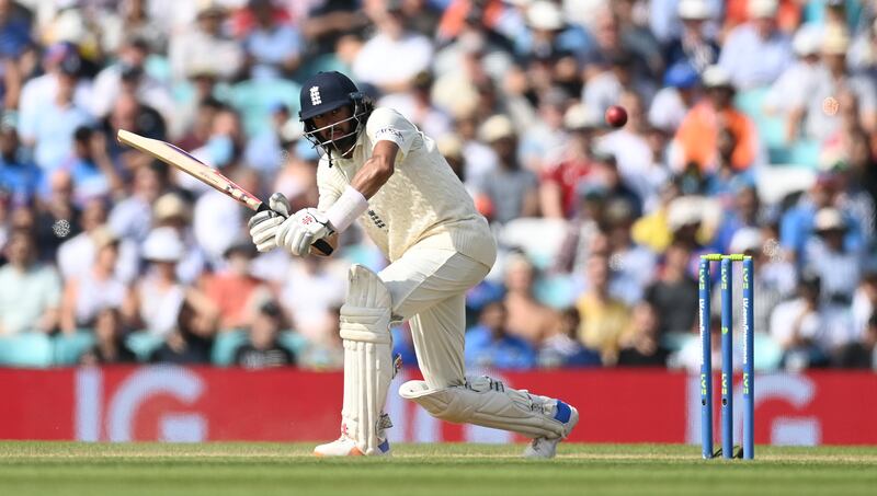 England's Haseeb Hameed on his way to 63. Getty