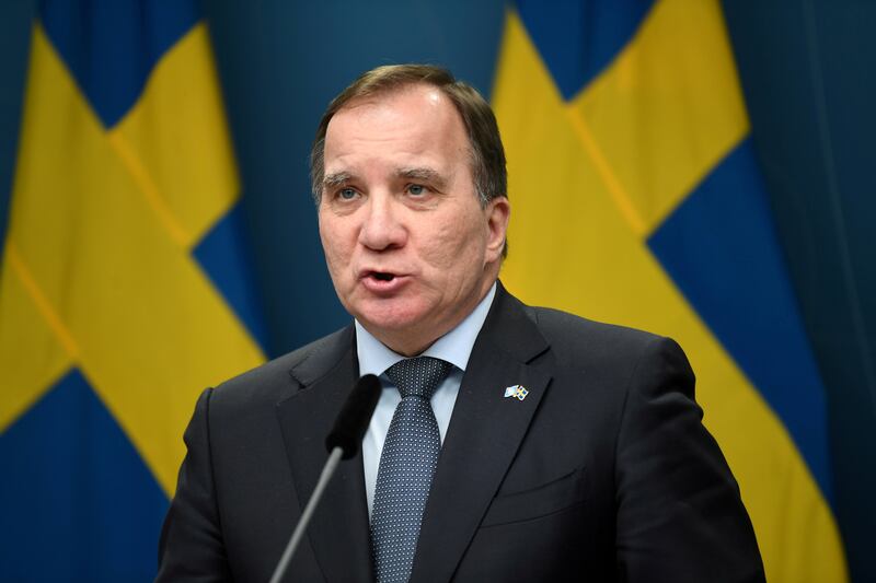 Swedish Prime Minister Stefan Lofven announced that he would step down later this year. Reuters