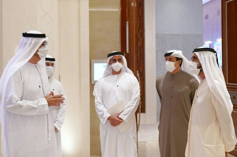 Sheikh Mohammed bin Rashid attends launch of Emirates Development Bank. WAM