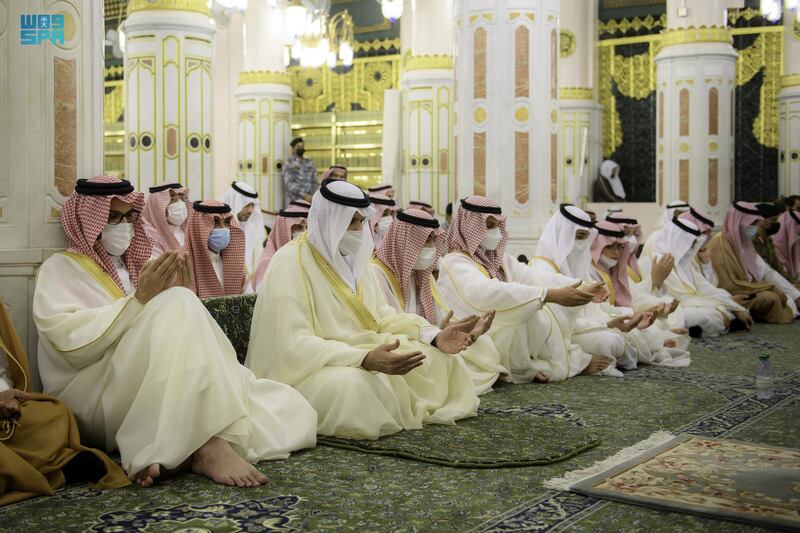 Eid Al Fitr prayers in Makkah and Madinah.