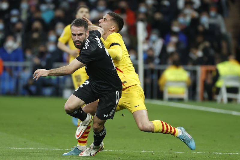 Dani Carvajal – 2. A poor display and as a result was replaced by Carlo Ancelotti at halftime. EPA