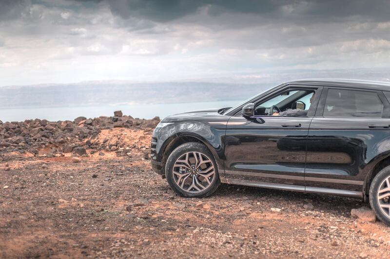 The Dead Sea provides a breathtaking backdrop.