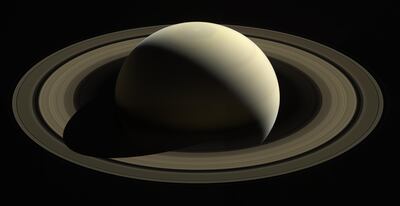 Theories abound over the cause of a giant hexagonal storm looming over Saturn. Photo: Nasa

