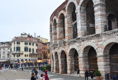 The 2,000-year-old Verona Arena resembles Rome's Colosseum. Photo: Ronan O'Connell