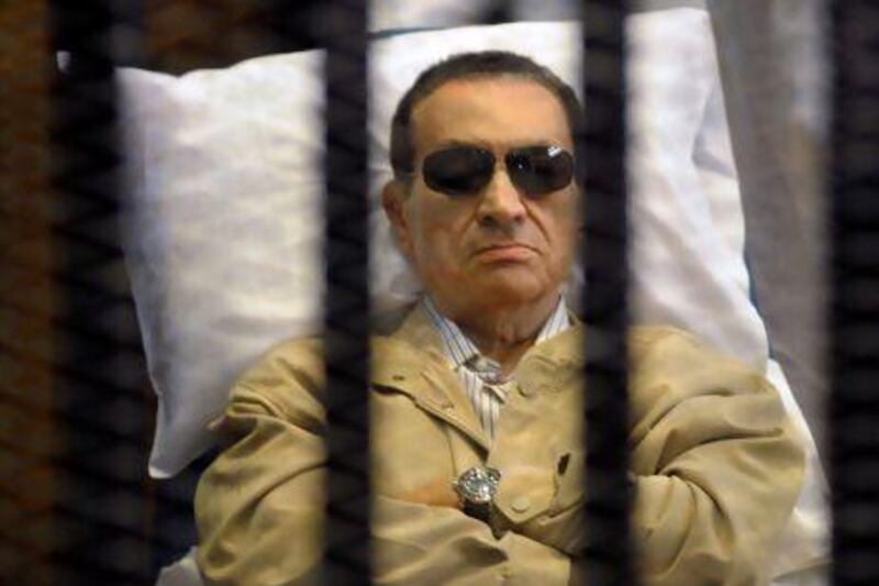 Hosni Mubarak was found guilty in June last year of failing to prevent the killing of protesters when Egyptians rose up against his rule in 2011.