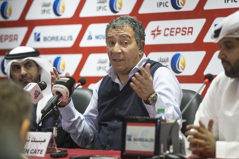 Speaking to the media on Tuesday night, Al Jazira’s new manager Henk ten Cate says he will instill his side with self-belief. Mona Al Marzooqi / The National