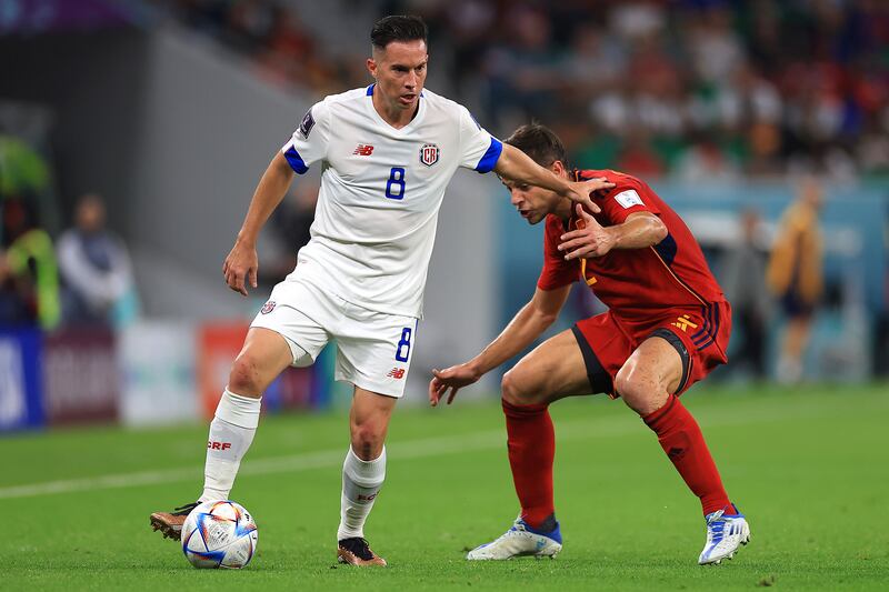 Bryan Oviedo - 4. Worked hard throughout the match as one of the more experienced players in Costa Rica’s side, but couldn’t make an impact against a dominant Spain side. Replaced in the 82nd minute as focus switched to the next game. Getty
