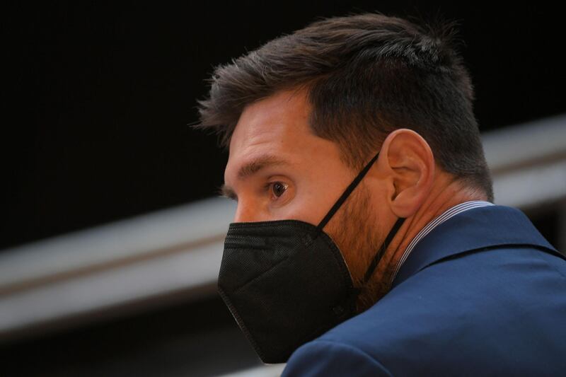 Barcelona's Argentinian forward Lionel Messi. AFP