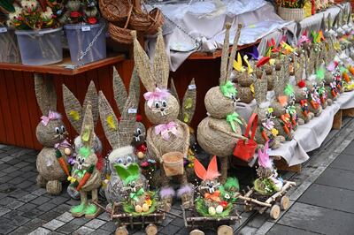 The Easter Market in Szczecin, Poland, last week. EPA