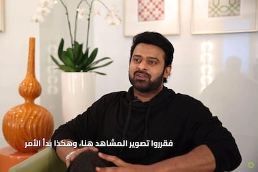 Prabhas talks about why he loved filming in Abu Dhabi for 'Saaho'. Courtesy twofour54