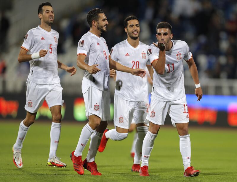 September 8, 2021. Kosovo 0 Spain 2 (Fornals 32', Torres 88'): Spain opened up a four-point lead at the top, having played two more than second-placed Sweden, with Torres back among the goals and West Ham United midfielder Pablo Fornals scoring on his full debut. Spain goalkeeper Unai Simon said: "It was the most difficult match in the group. It is a team with a lot of personality that has deserved better luck in this qualifying phase." EPA