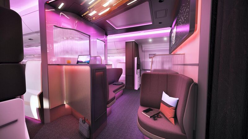 Virgin Atlantic's upper class loft is shortlisted for a Crystal Cabin Award. 