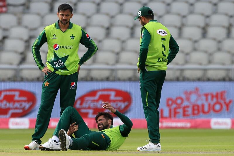Mohammad Amir – 4, Suffered at the hands of England’s batsmen, limped off injured, and then did not make it back onto the field in time to help with the defence of Pakistan’s second match total. AFP
