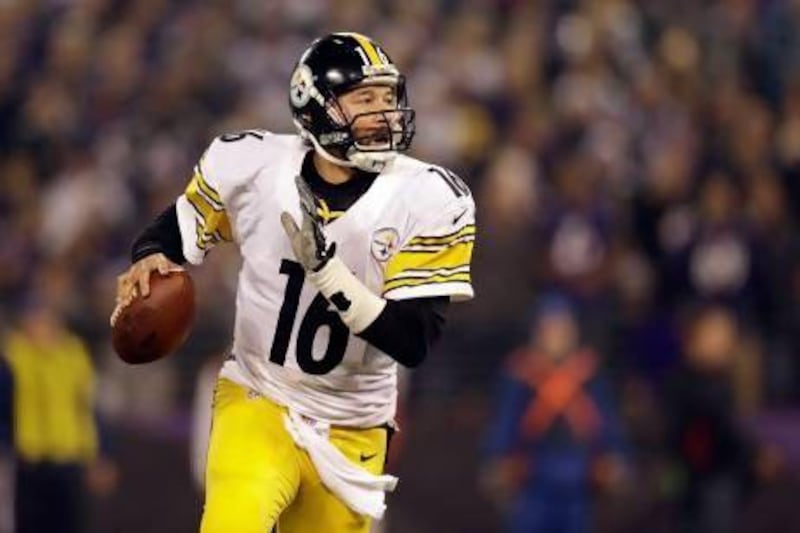 Charlie Batch understands his role at the Steelers is that of 'the back-up' to Ben Roethlisberger and Byron Leftwich. Patrick Semansky / AP Photo