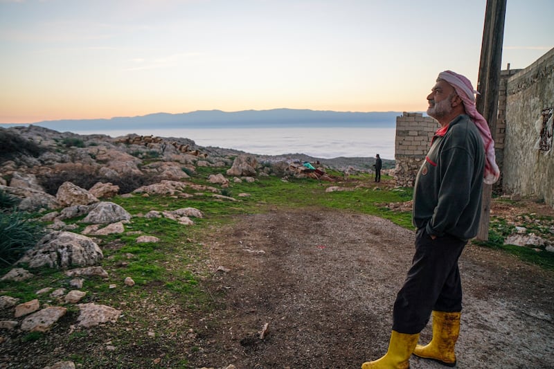 'People came to this area during this time of the year for the picturesque scenery,' said Shepherd Mohammed Salloum, who lives in the village of Joseph