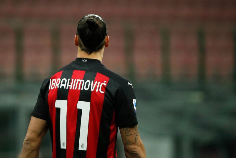 Milan's Zlatan Ibrahimovic returns to Serie A action against Torino. Reuters